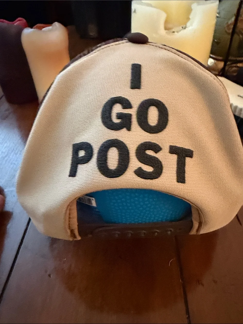 Two-Tone Brown Trucker Cap